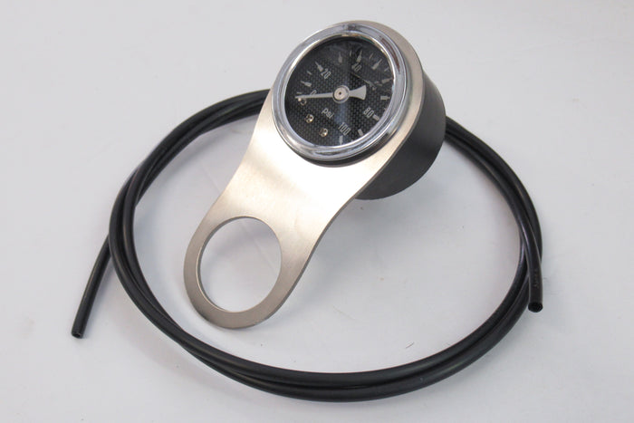 Triumph T120 T140 T150 oil pressure gauge side handlebar mount Stainless Steel