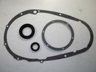 Triumph T120 TR6 4 speed clutch sprocket seal leak set primary kit  & window gasket