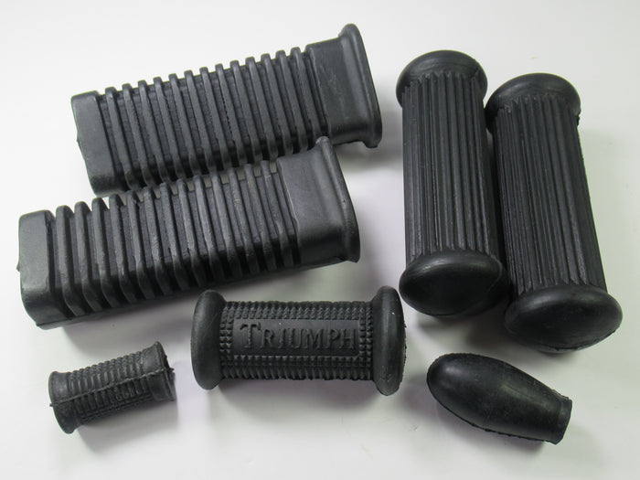 Triumph T140 Rubber set shifter kick start footrest rubbers shift kick foot rest