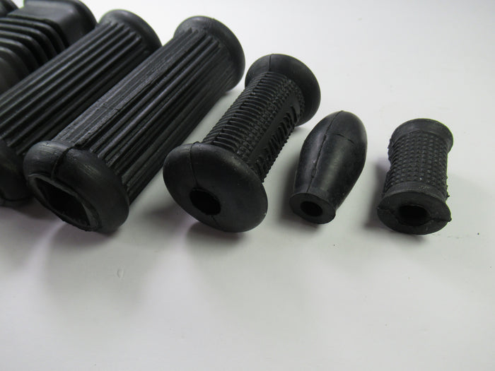 Triumph T140 Rubber set shifter kick start footrest rubbers shift kick foot rest