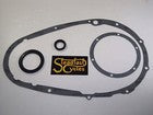 Triumph T140 TR7 5 speed clutch sprocket seal leak set primary kit & window gasket
