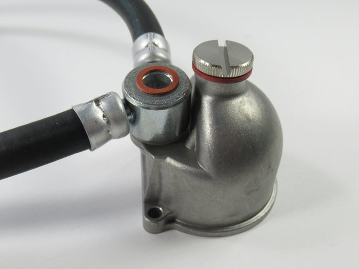 Triumph TR6 650 T100 500 single carb Amal fuel line gas tube set assembly F9271