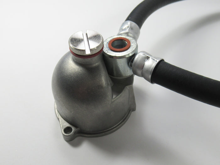 Triumph TR6 650 T100 500 single carb Amal fuel line gas tube set assembly F9271