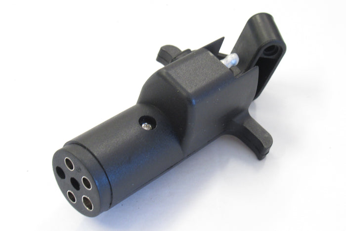 Truck to trailer plug adapter 6-way round to 4-way flat towing 41-0090