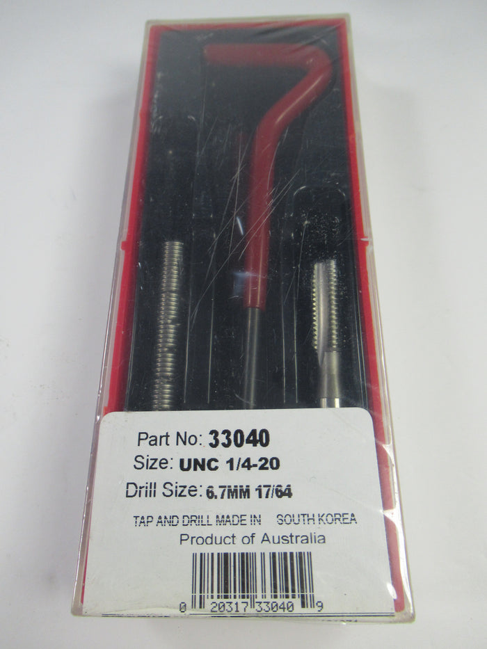 UNC 1/4 x 20 tpi Thread repair kit Triumph Norton BSA 1969 70 71 72 73 74 75 76 77 Recoil