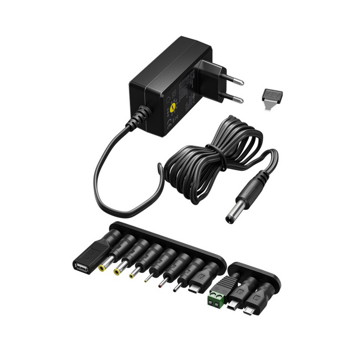 Universal Power Supply 3 V - 12 V, Max. 18 W / 1.5 A