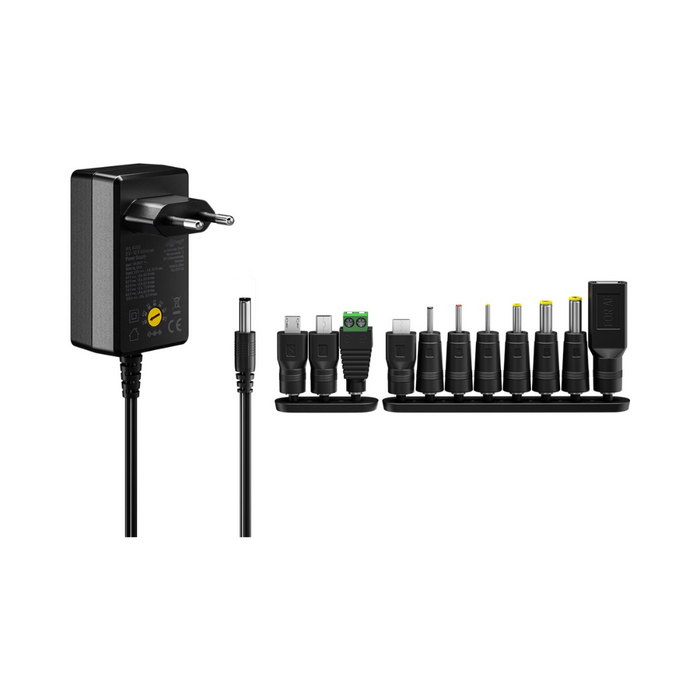 Universal Power Supply 3 V - 12 V, Max. 18 W / 1.5 A