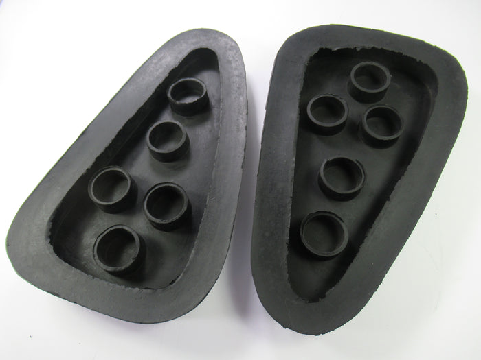 Velocette gas tank kneepads  kneegrip knee grip set left right