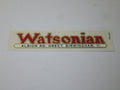 Watsonian vinyl DECAL peel & stick Albion RD Greet Birmingham 11 British Motorcycle Sidecar