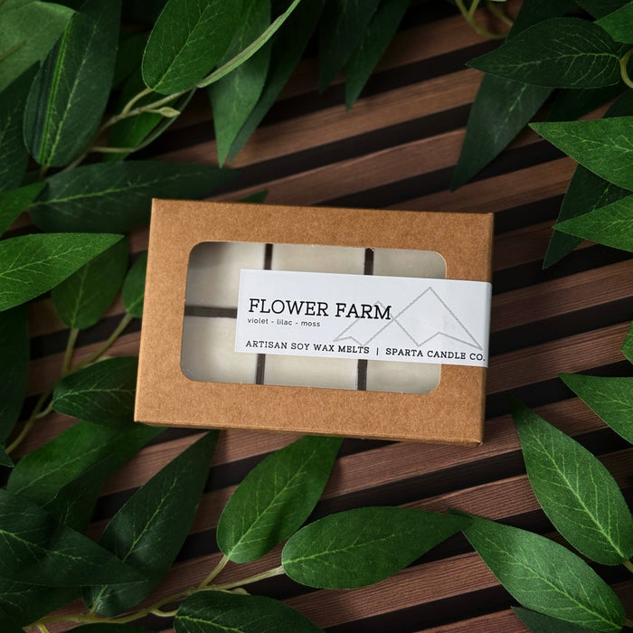 FLOWER FARM (violet - lilac - moss)