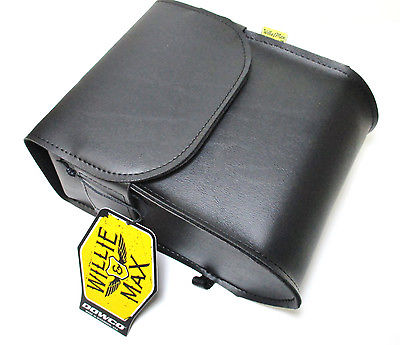Willie & Max Raptor motorcycle sissy bar bag SBB472 burr touch close flap