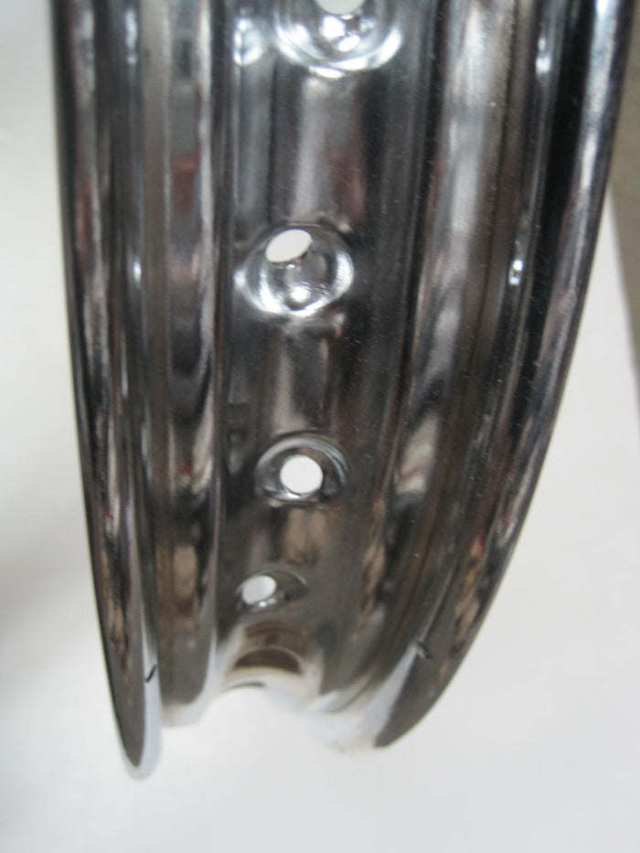 WM2 x 19 Norton Commando Wheel Chrome Drum Front or Rear GWC Brand Made in UK