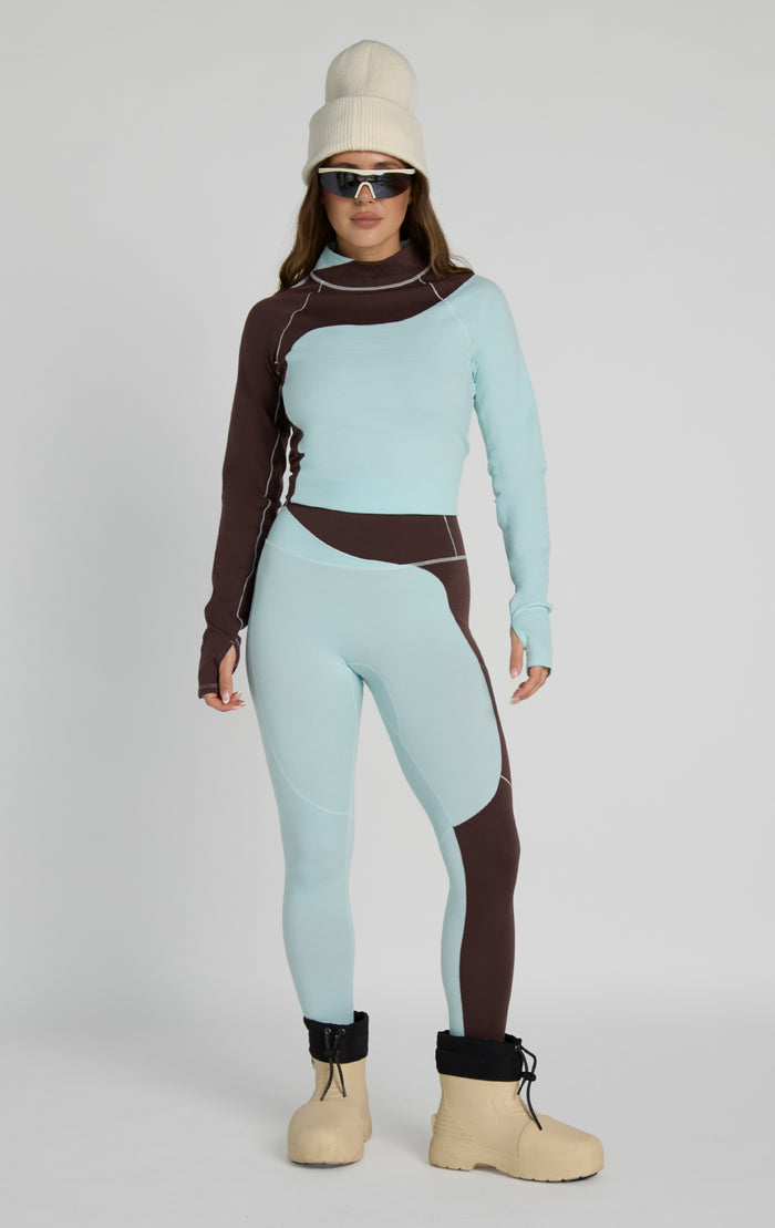 Wool Sculpt Merino Baselayer Mock Neck