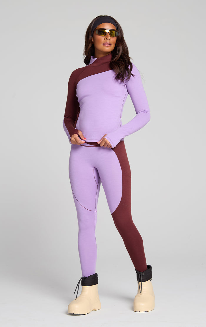 Wool Sculpt Merino Baselayer Mock Neck