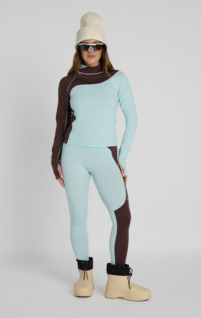 Wool Sculpt Merino Baselayer Mock Neck